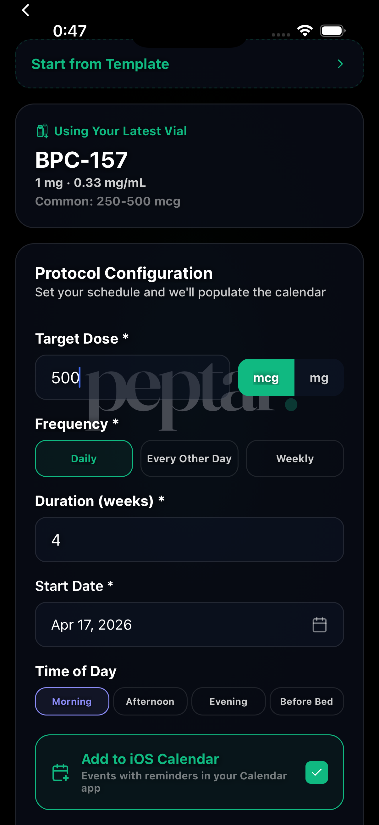 Protocol builder